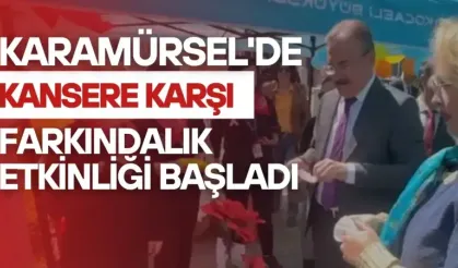 Karamürsel'de Kansere Karşı Farkındalık Etkinliği Başladı