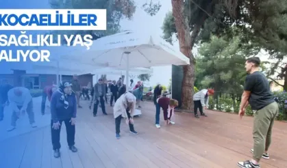 KOCAELİLİLER SAĞLIKLI YAŞ ALIYOR