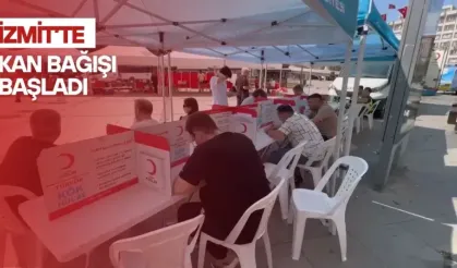 İzmit’te Kan Bağışı Başladı