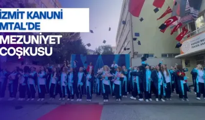 İzmit Kanuni MTAL’de Mezuniyet Coşkusu