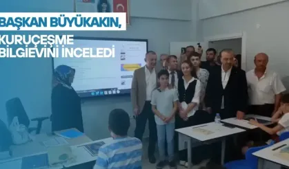 Başkan Büyükakın, Kuruçeşme Bilgievini İnceledi