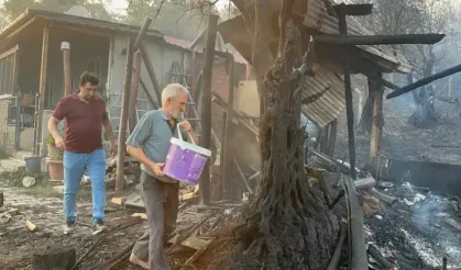 "Son anda çıktık" diyen Kemal amca alevlere karşı mücadele etti