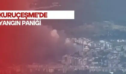 Kuruçeşme'de yangın paniği
