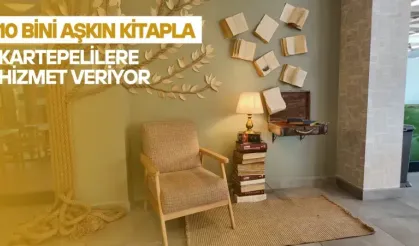 10 bini aşkın kitapla kartepelilere hizmet veriyor