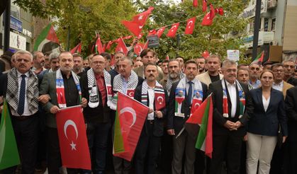 Kocaeli Valisi İlhami Aktaş, Filistin için SUMUD Mitingine Katıldı