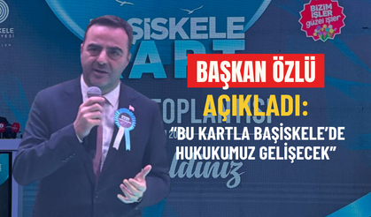 Başkan Özlü açıkladı: “Bu kartla Başiskele’de hukukumuz gelişecek”