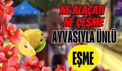 Ne Alaçatı Ne Çeşme, Ayvasıyla Ünlü Eşme