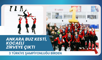 Ankara buz kesti, Kocaeli zirveye çıktı: 3 Türkiye şampiyonluğu birden