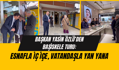 Yasin Özlü’den Başiskele turu: Esnafla iç içe, vatandaşla yan yana