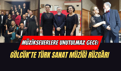 Gölcük’te Türk Sanat Müziği Rüzgârı: Müzikseverlere Unutulmaz Gece