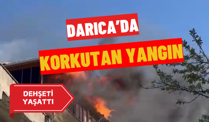Darıca’da Alevli Dakikalar: 5 Katlı Binada Yangın Çıktı!