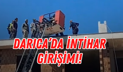 Darıca'da İntihar Girişimi