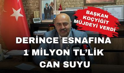 Derince Esnafına 1 Milyon TL’lik Can Suyu! Başkan Koçyiğit Kredi Müjdesini Verdi
