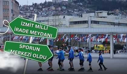 İzmit Milli İrade Meydanı Sporun Merkezi Oldu: Kağıtsporlu Patenciler Kalpte Yetişiyor!
