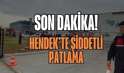 Son Dakika: Hendek'te Şiddetli Patlama