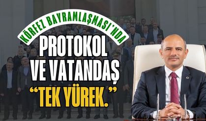 Körfez Kent Bayramlaşması’nda Protokol ve Vatandaş Tek Yürek: "Arife Günü Buluşması Güzel Oldu"