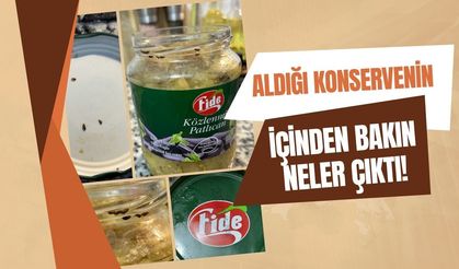 Körfez'de Aldığı Konservenin İçinden Bakın Neler Çıktı