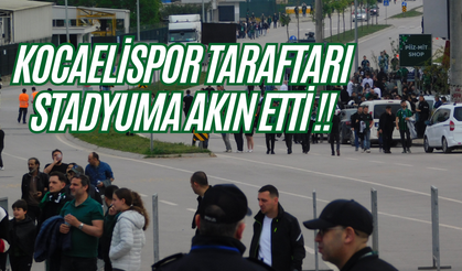 Kocaelispor Taraftarı Stadyuma Akın Etti !!