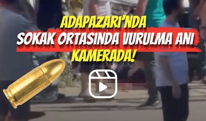 Adapazarı’nda Sokak Ortasında Vurulma Anı Kamerada