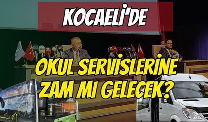 Kocaeli'de Okul Servislerine Yüzde 40 Zam Talebi