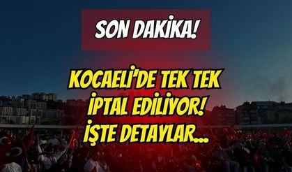 Kocaeli’de Dev Ekran İptalleri Başladı! İşte Detaylar...