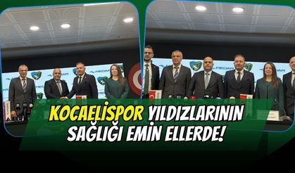 Kocaelispor Yıldızlarının Sağlığı Emin Ellerde! İmzalar Atıldı