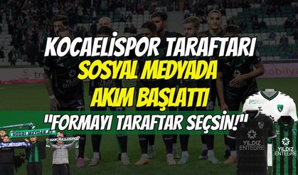 Kocaelispor Taraftarından Sosyal Medyada Büyük Akım: "Yeni Sezon Formasını Biz Seçelim!"