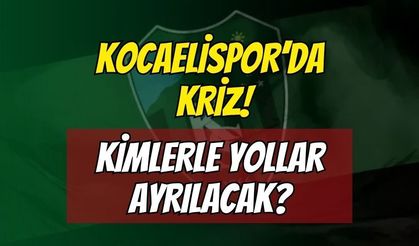 Kocaelispor'da Kimlerle Yollar Ayrılacak?