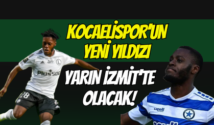 Kocaelispor'un Yeni Yıldızı Makana Baku Yarın İzmit’te Olacak!