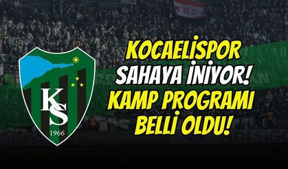 Kocaelispor'un Yeni Sezon Kamp Programı Belli Oldu! Önce Riva, Sonra Topuk Yaylası