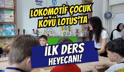 Kocaeli Büyükşehir'den Miniklere Dev Hizmet: Lokomotif Çocuk Köyü Lotus’ta İlk Ders Heyecanı Başladı!