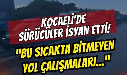 Sıcak Hava Dalgası Altında Trafik İşkencesi: Kocaeli Geçişinde Bitmeyen Yol Çalışmaları Sürücüleri İsyan Ettirdi