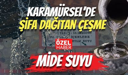 Karamürsel’de Şifa Dağıtan Çeşme; Mide Suyu