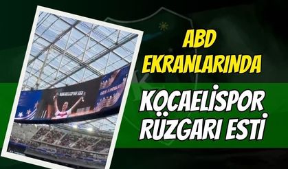 Kocaelispor Atkısı ABD Ekranlarında!