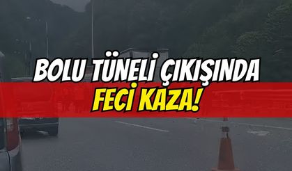 Bolu Tüneli Çıkışında Feci Kaza: Ankara Yönünde Kilometrelerce Kuyruk!