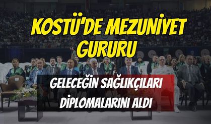 Başiskele KOSTÜ’de mezuniyet gururu: Geleceğin sağlıkçıları diplomalarını aldı