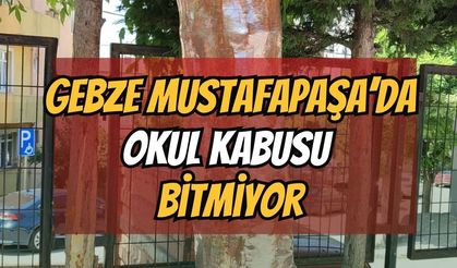 Mahalleli Korkudan Susuyor: Gebze’deki Okul Kabusu bitmiyor