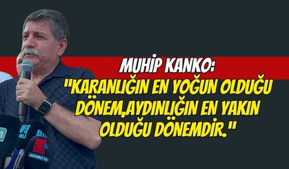 Muhip Kanko: “Karanlığın En Yoğun Olduğu Dönem, Aydınlığın En Yakın Olduğu Dönemdir.”