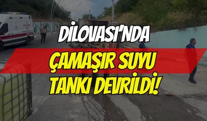 Son Dakika: Dilovası’nda Çamaşır Suyu Tankı Devrildi