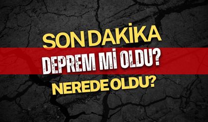 Son Dakika: Balıkesir'de Deprem Oldu
