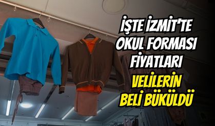 İşte İzmit’te Okul Forması Fiyatları: Velilerin Beli Büküldü
