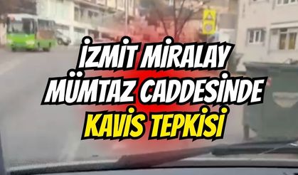 İzmit Miralay Mümtaz caddesinde kavis tepkisi