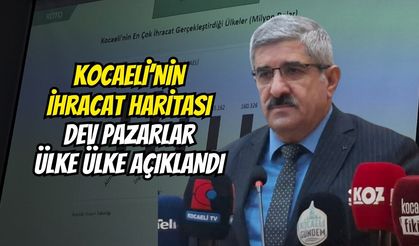 Kocaeli’nin İhracat Haritası: Dev Pazarlar Ülke Ülke Açıklandı