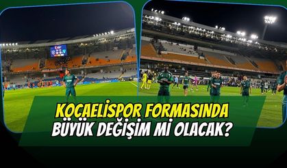 Kocaelispor Formasında Büyük Değişim Mi Olacak?