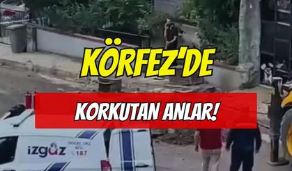 KÖRFEZ’DE KAZI SIRASINDA DOĞAL GAZ BORUSU DELİNDİ: MAHALLEDE KORKU DOLU ANLAR!