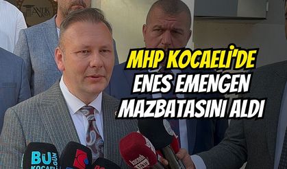 MHP Kocaeli’de Enes Emengen mazbatasını aldı