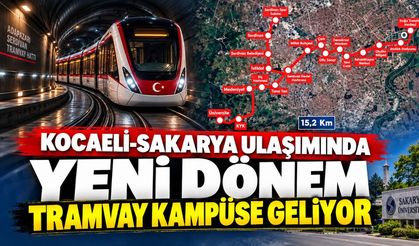 Kocaeli-Sakarya Ulaşımında Yeni Dönem: Tramvay Kampüse Geliyor