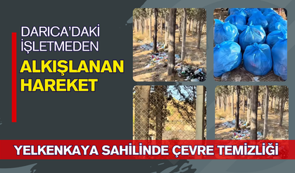 Darıca'daki işletmeden Alkışlanan Hareket: Yelkenkaya Sahilinde Temizlik Seferberliği!