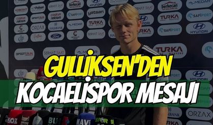 Gulliksen'den Kocaelispor Mesajı