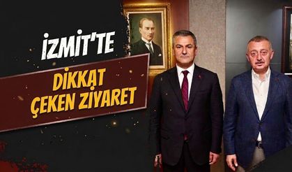 İzmit’te dikkat çeken buluşma: Lütfü Obuz’dan Tahir Büyükakın’a ziyaret